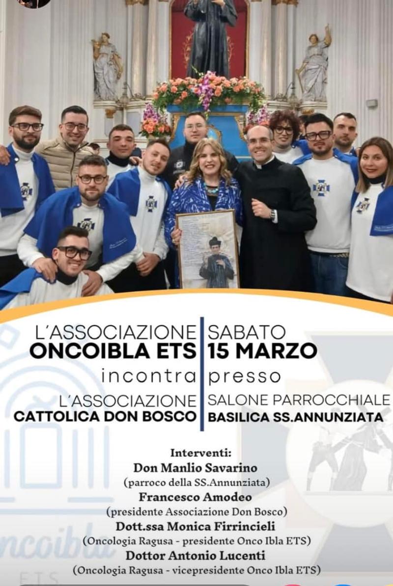 Oncoibla ETS incontra l'Associazione Cattolica Don Bosco
